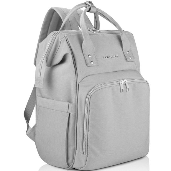 AMILLIARDI Handbags - NWT AMILLIARDI Diaper bag backpack gray canvas